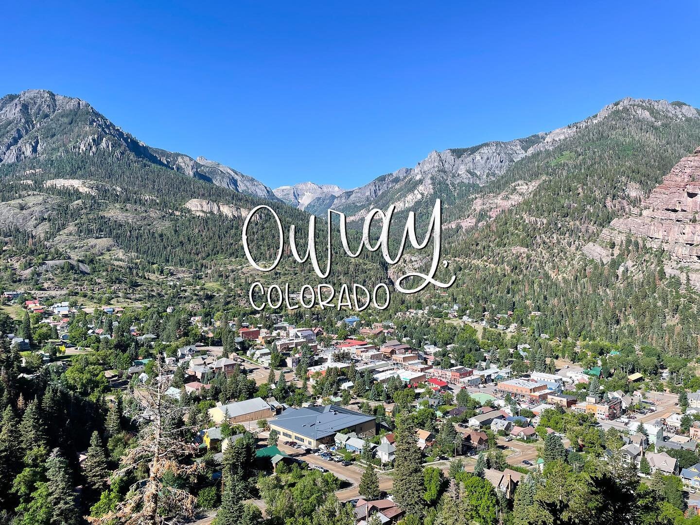 Ouray, Colorado.

We did the best hike today- a loop around Ouray. Highly recommend. There was constantly something gorgeous to look at!

Can&rsquo;t wait to use all this beauty to create some things when I get back! 🙌🏼