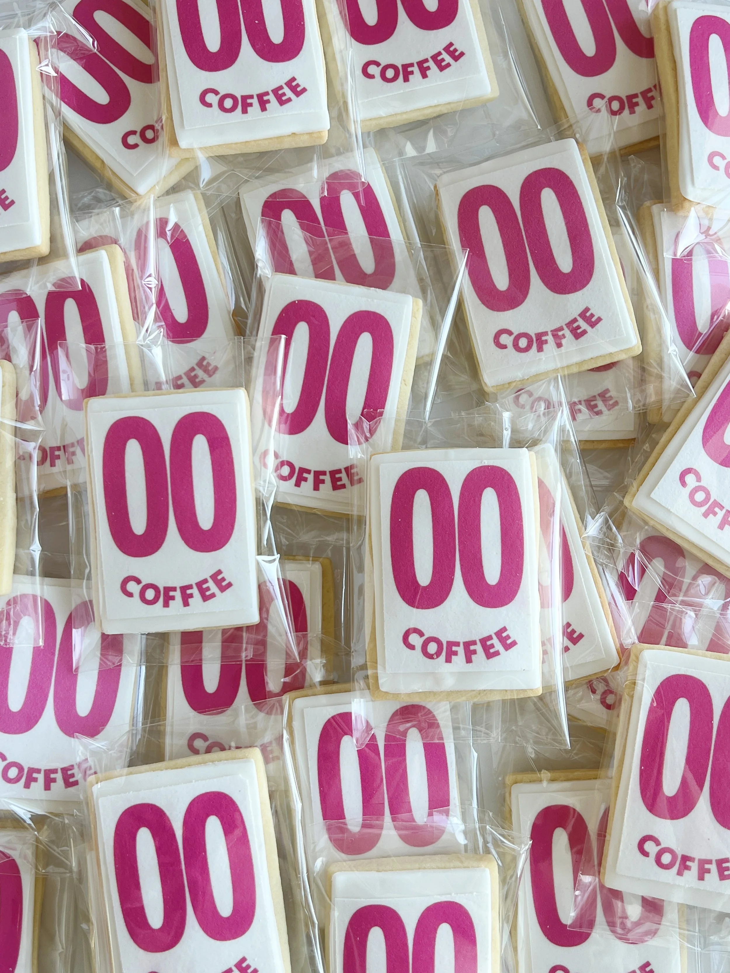 coffee edible image logo cookies