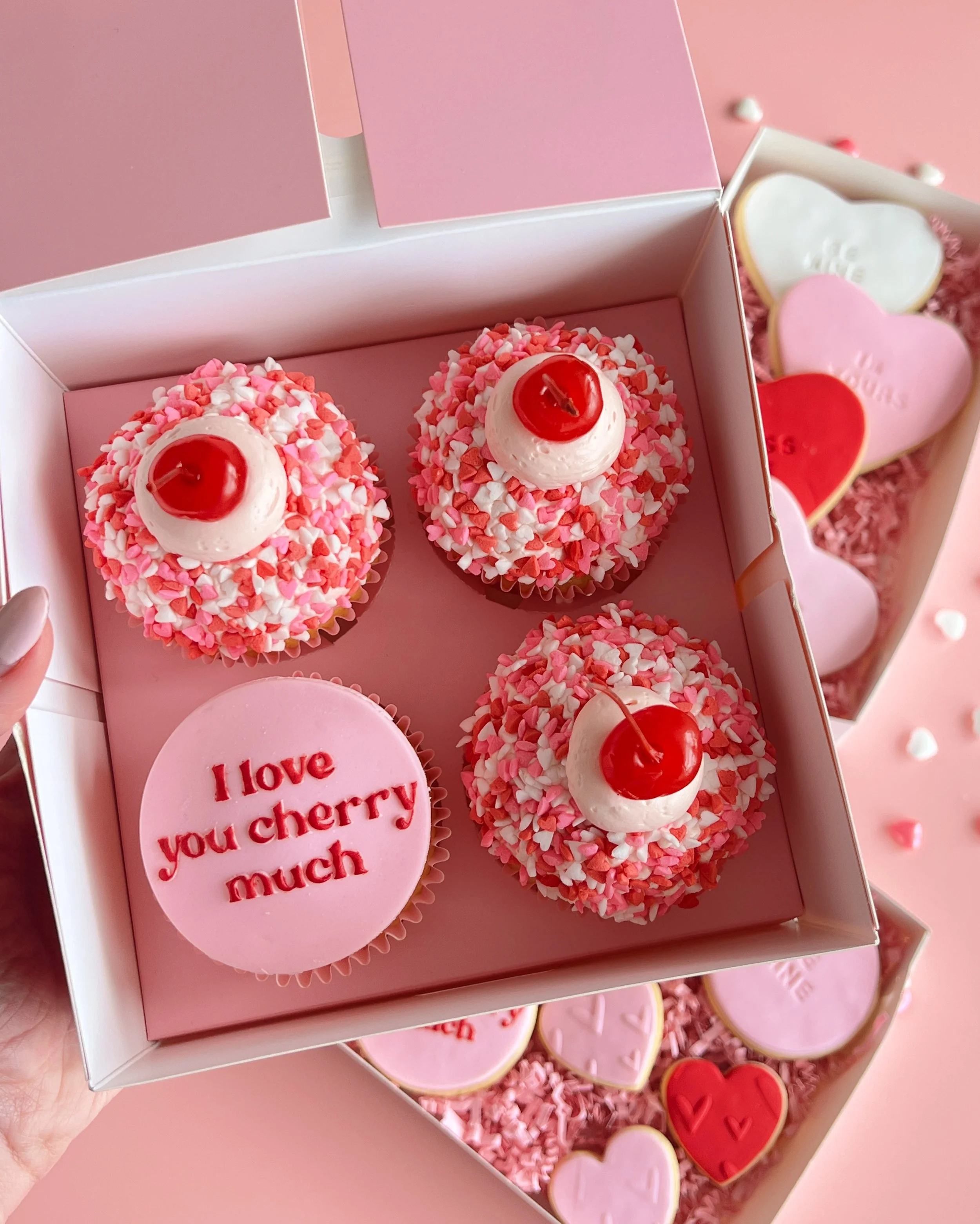 i love you cherry much cupcakes | Valentine's Day