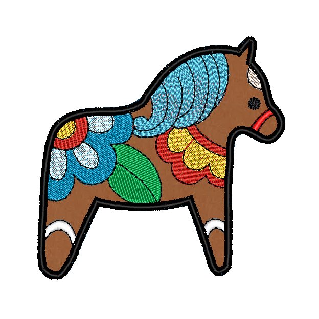 Dala Horse Design #7
