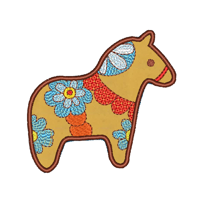 Dala Horse Design #10