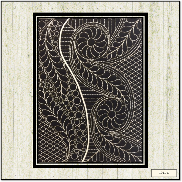 Redwork Feather Quilt Block Set 1- In the Hoop - 5x7 Machine Embroidery Design