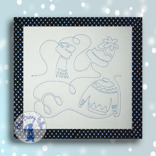 Keep Warm e2e embroidery quilting design.