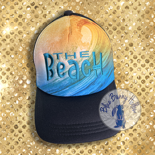 The Beach (1 design for hats)
