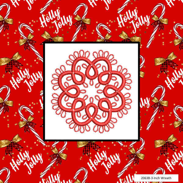 Tatted Wreath Large1 ColorFSL 2 (2063B) — Blue Bunny Hollow