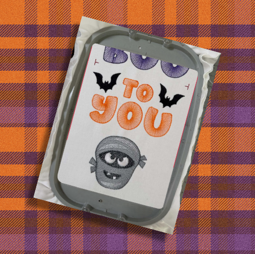 Boo to You Halloween embroidery design, featuring a light fill and multiple sizes. (Copy) (Copy) (Copy) (Copy) (Copy)