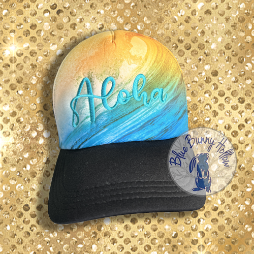 Aloha (1 design for hats)