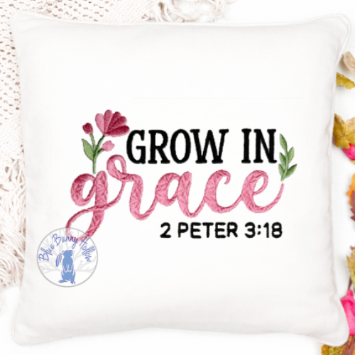Christian bible verse embroidery design for home décor.