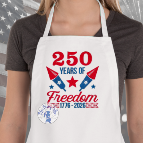 Patriotic fireworks machine embroidery design for America's celebration.