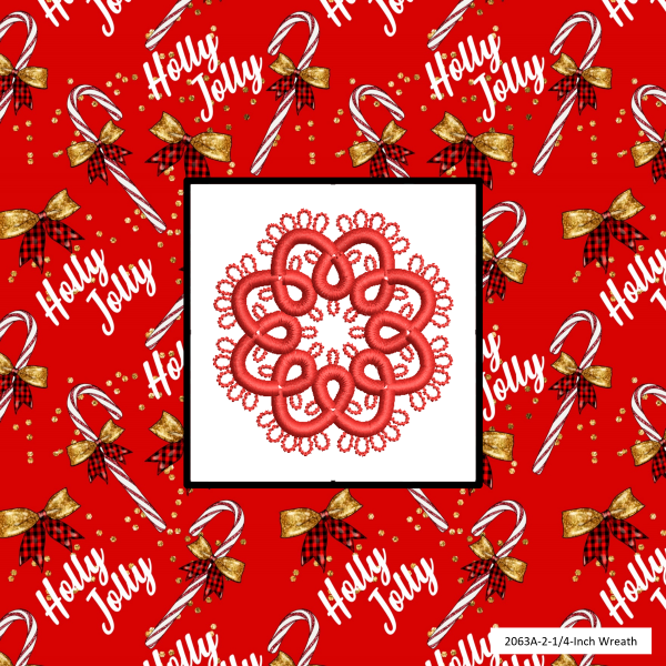 Tatted Wreath Small1 ColorFSL 1 (2063A) — Blue Bunny Hollow