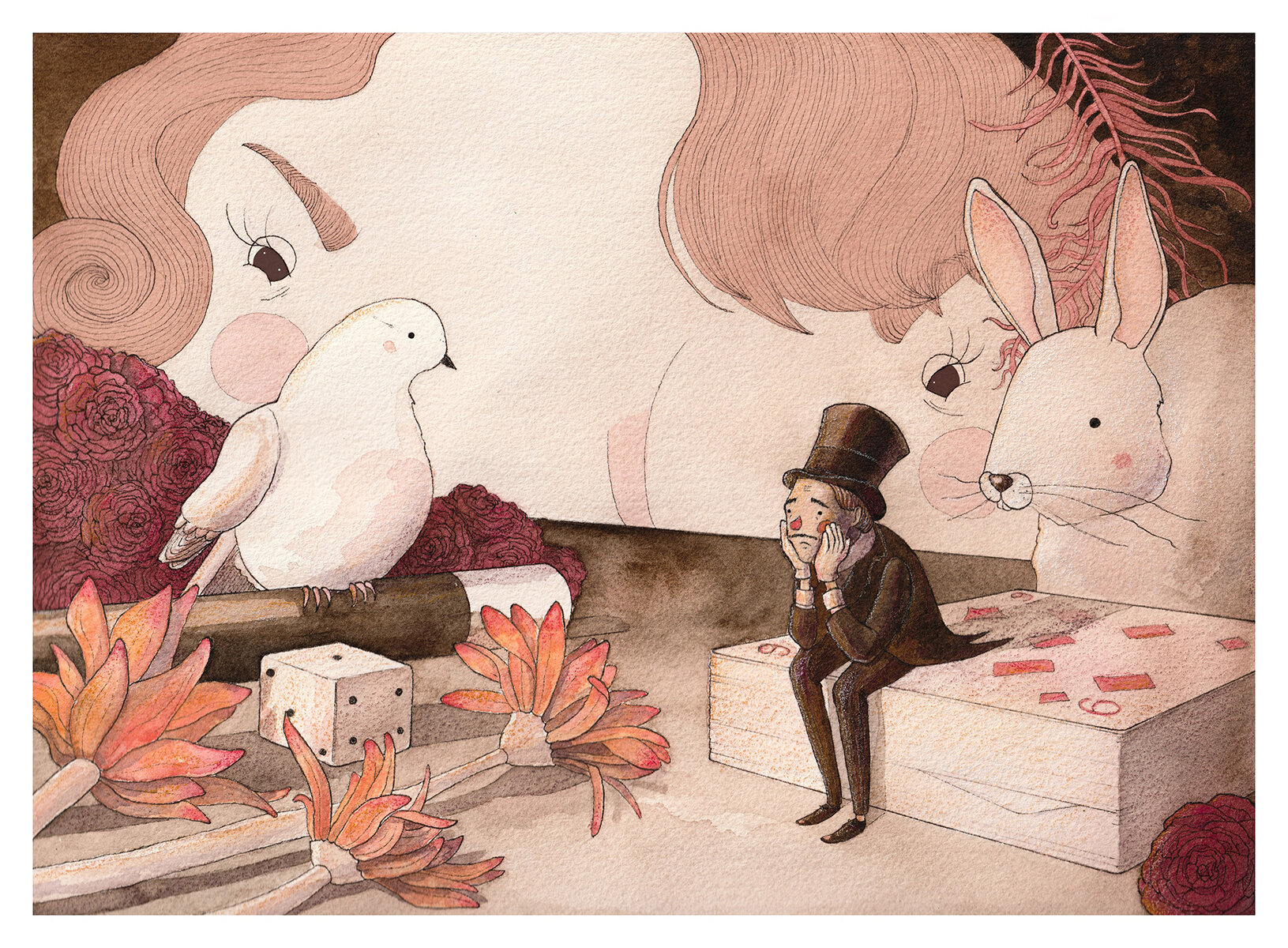 Honey, I Shrunk Myself, Watercolor