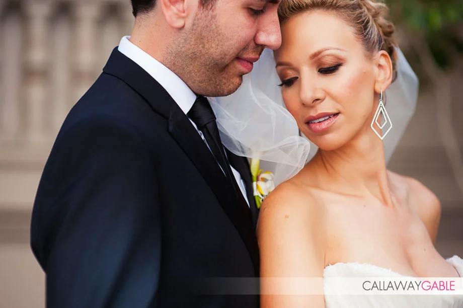Getting Ready Wedding Photos at the Millenium Biltmore Hotel in Los Angeles