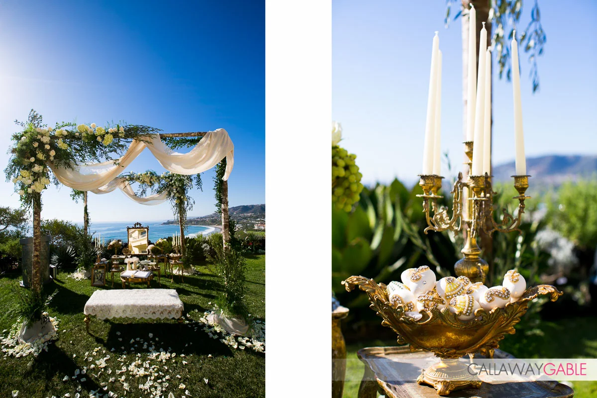 Wedding details at Ritz Carlton Laguna Niguel