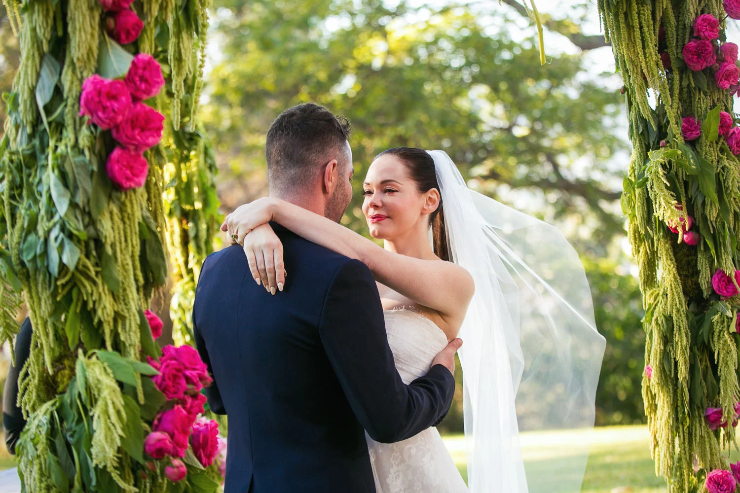 Rose Mcgowan Wedding