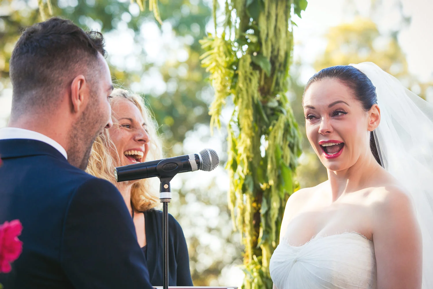 Rose Mcgowan Wedding
