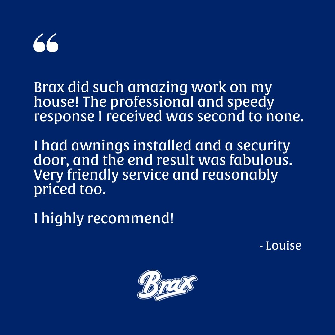 Thank you so much for choosing Brax, Louise!

We pride ourselves on our expertise and high level of customer satisfaction.
We would love to show you how window treatments can transform your space. 

Come in and speak to the team today at: 

📍100 Bal