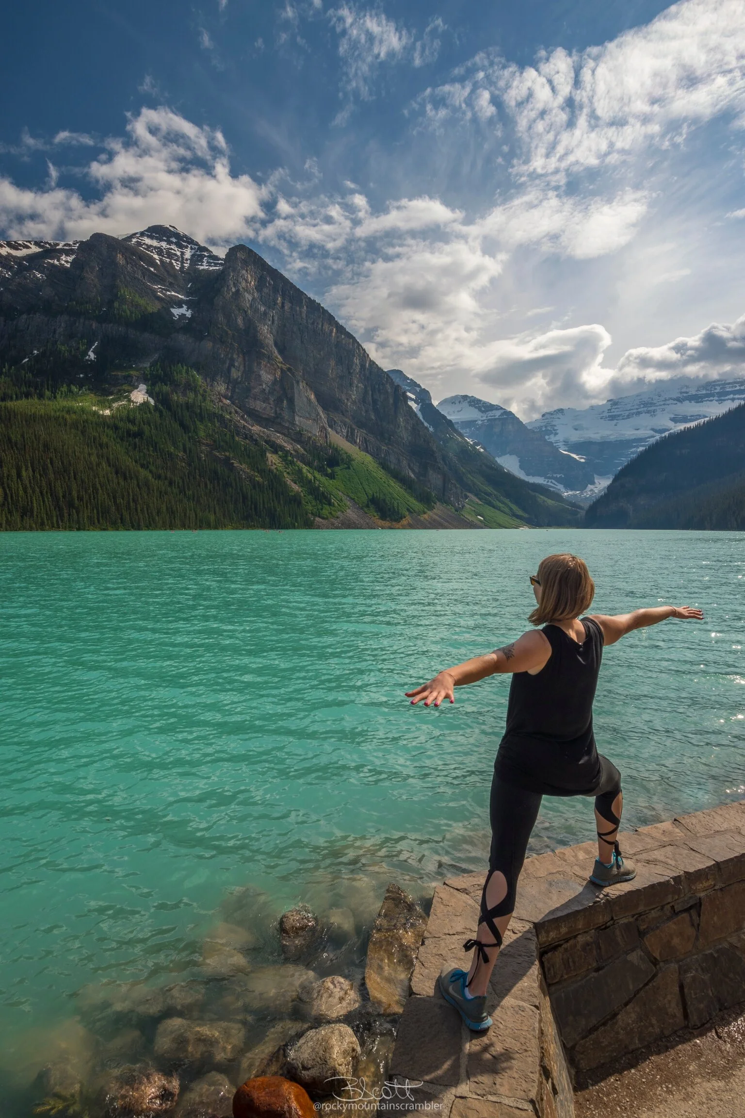 Lake Agnes Tea House Hike and Yoga (Lake Louise, Banff National Park) 