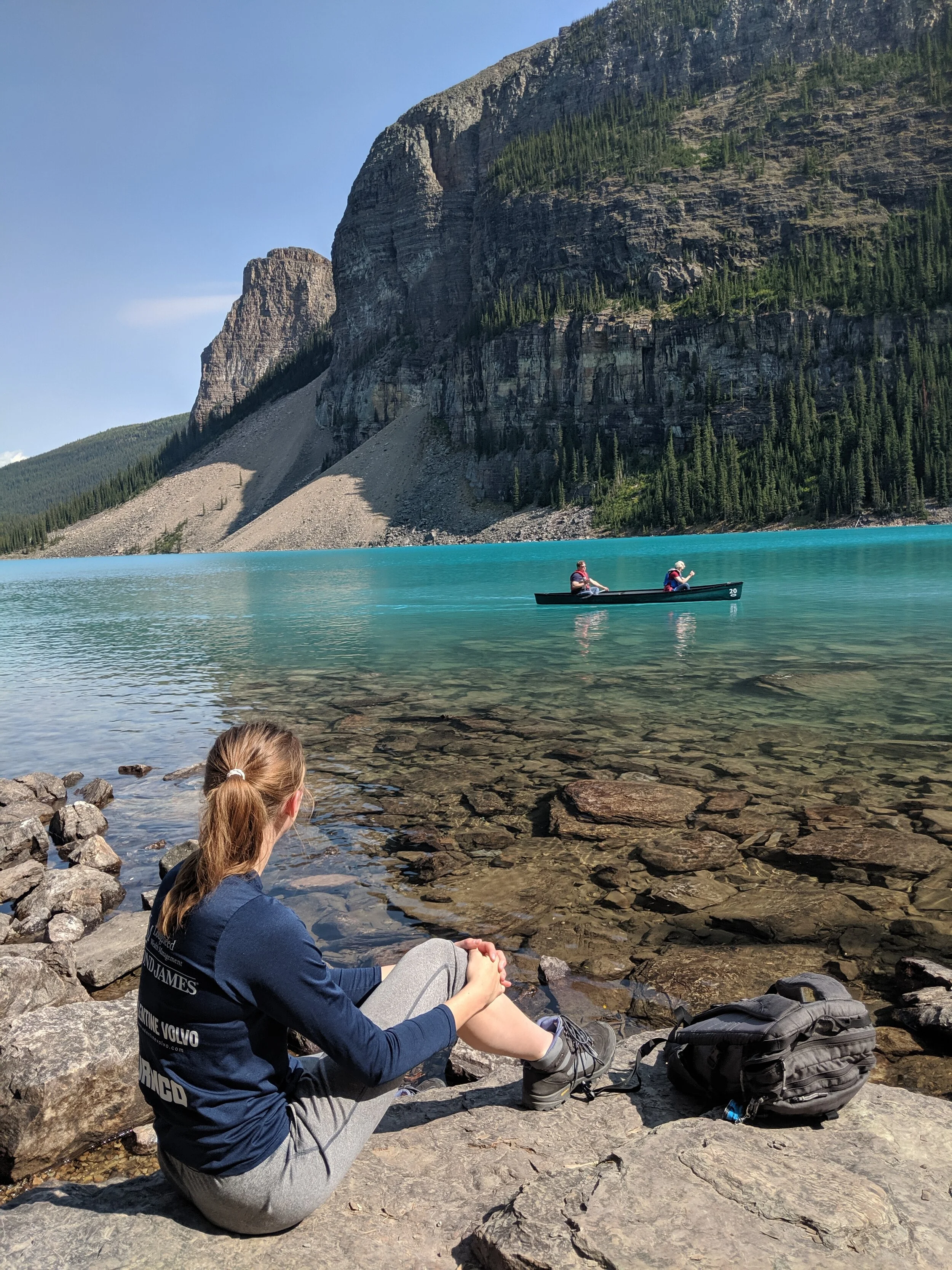Moraine Lake/Larch Valley Hike and Yoga (Lake Louise, Banff National Park)