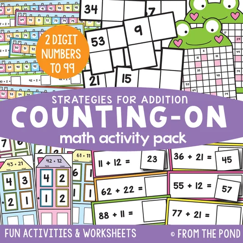 First Grade Math Packs — From the Pond