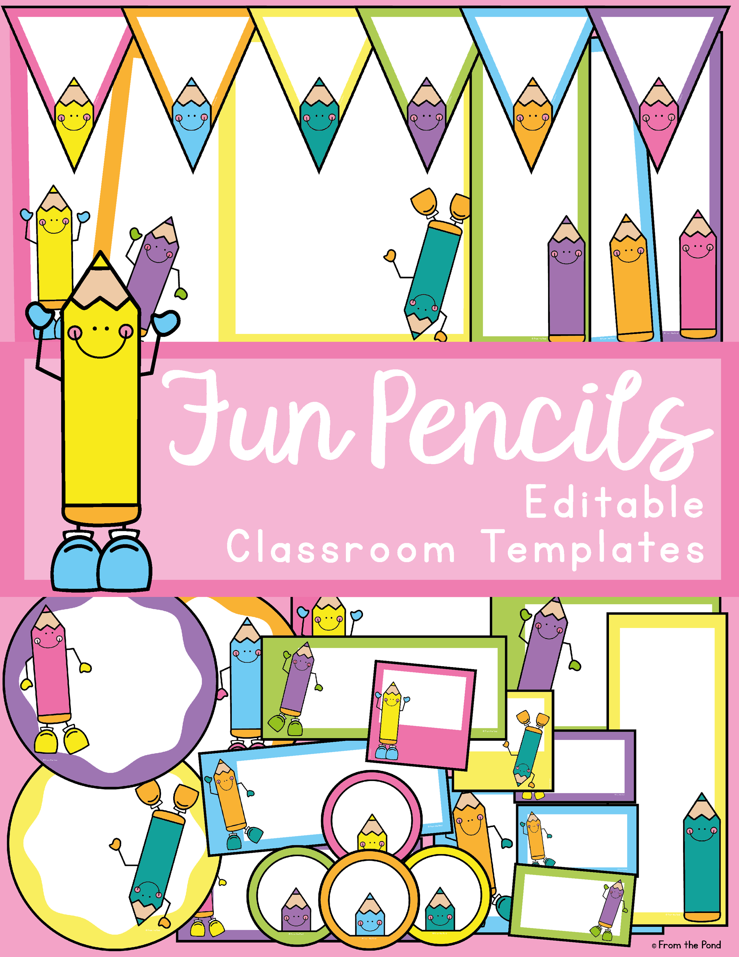 Fun Pencil Classroom Decor