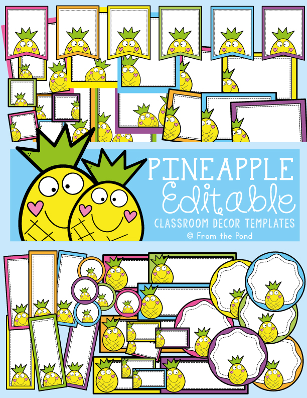 Pineapple Classroom Decor