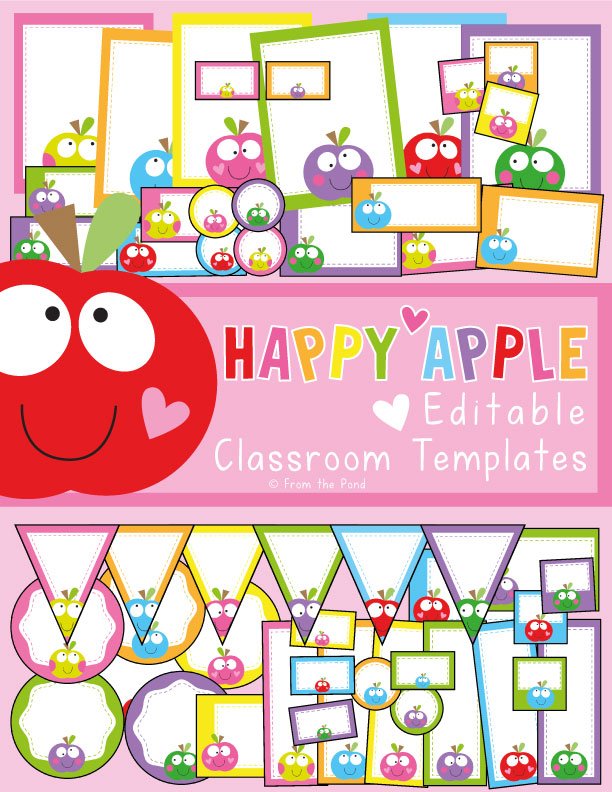 Happy Apple Classroom Decor