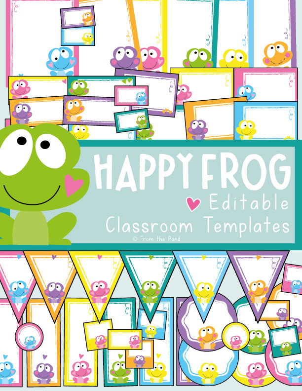 Happy Frog Classroom Decor