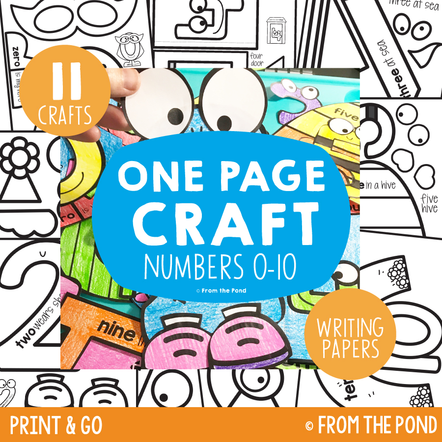 Number Pack - One Page Crafts