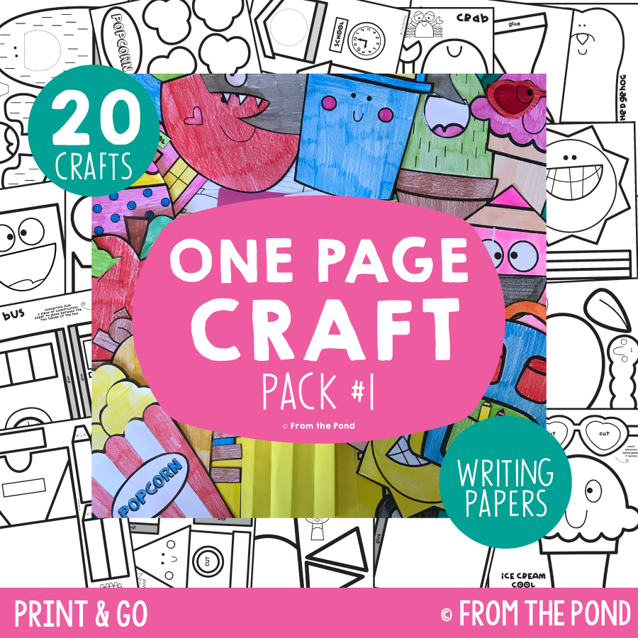 Pack 1 - One Page Crafts