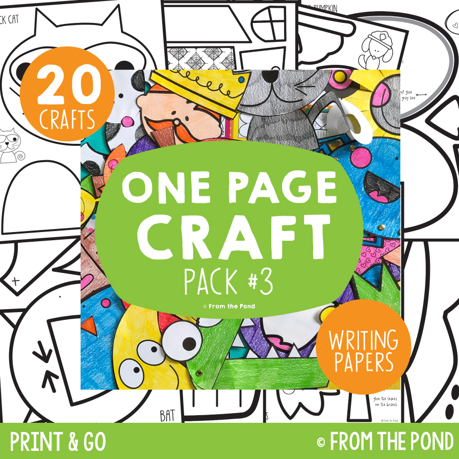 Pack 3 - One Page Crafts