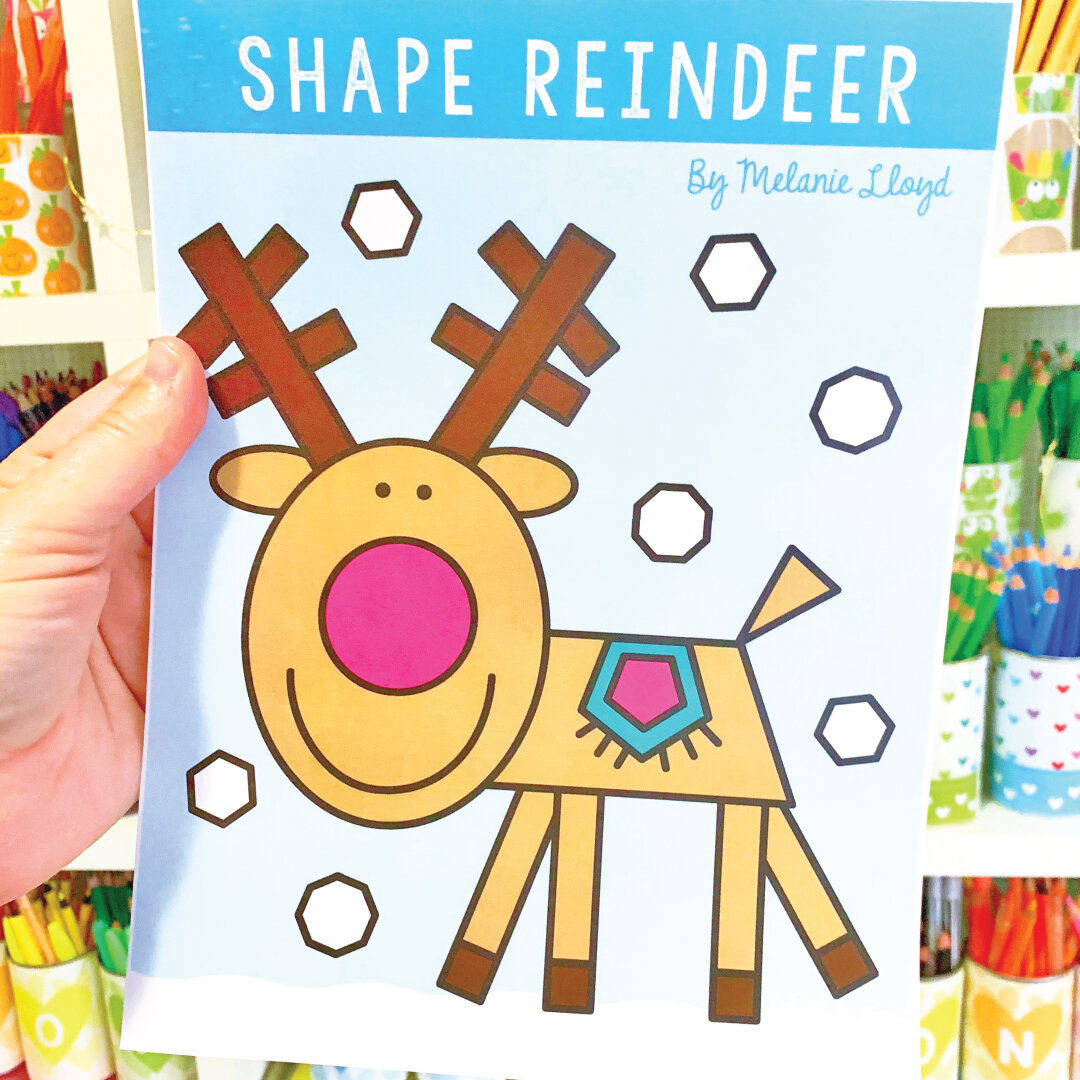 Shape Reindeer Reading Pack