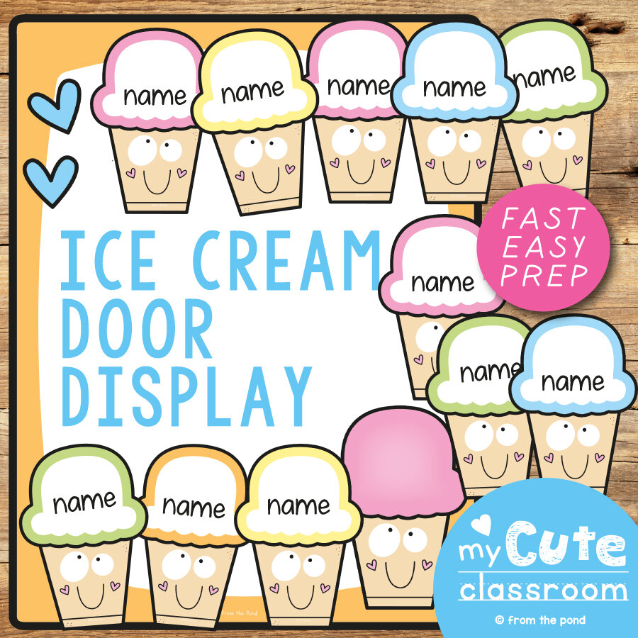 Ice Cream Door Display
