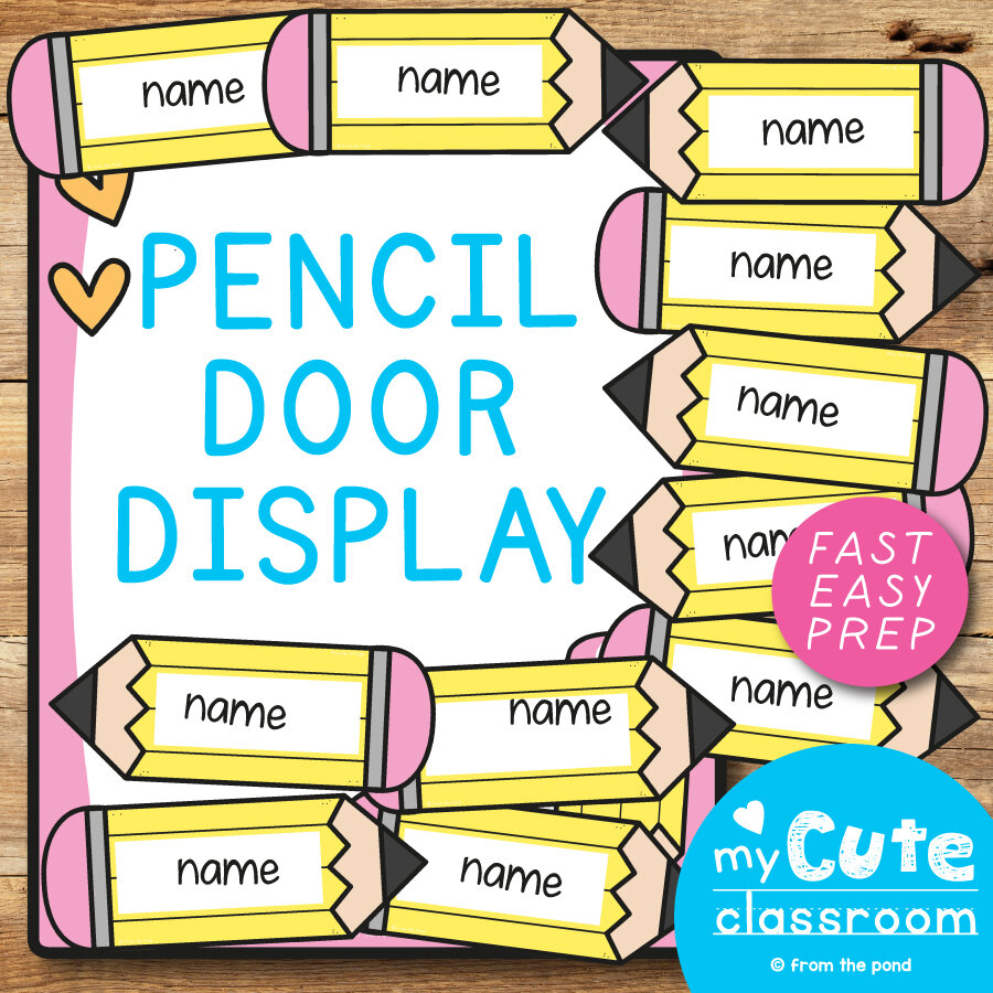 Pencil Door Display