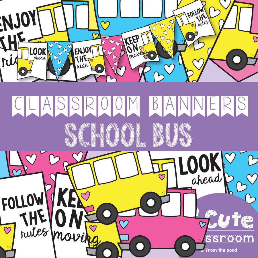School Bus Banner