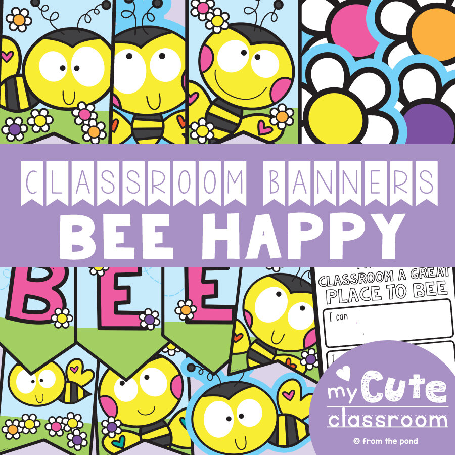 Bee Happy Banner