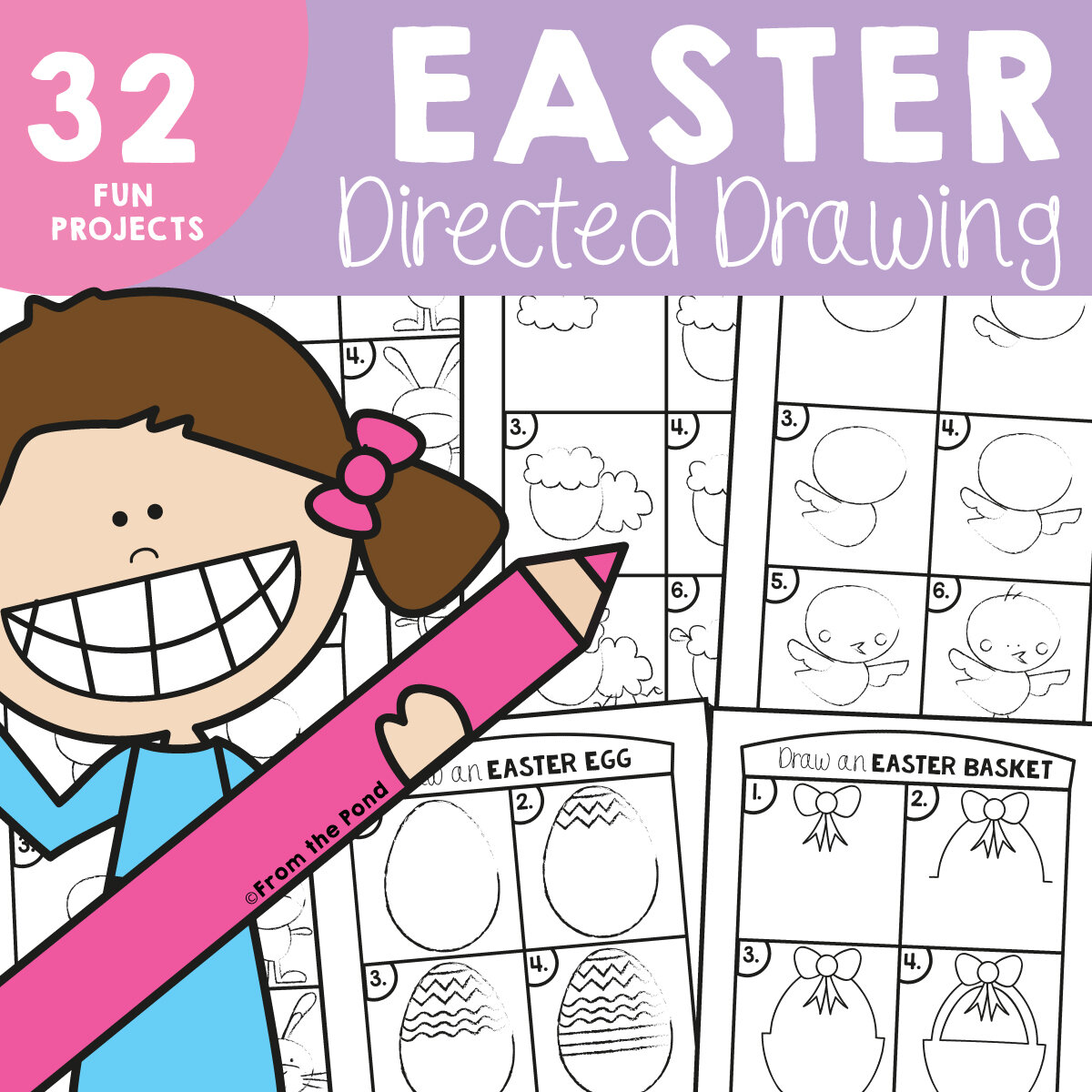 Easter Directed Drawing