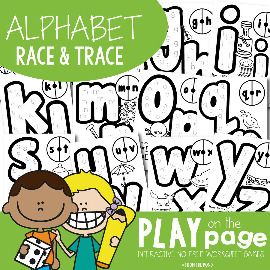 Race and Trace Alphabet