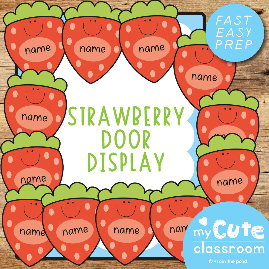 Strawberry Door Display