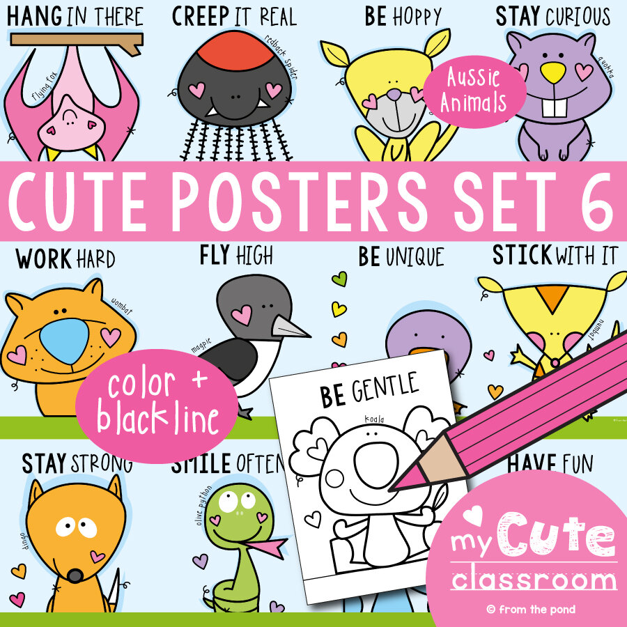 Cute Posters Set 6