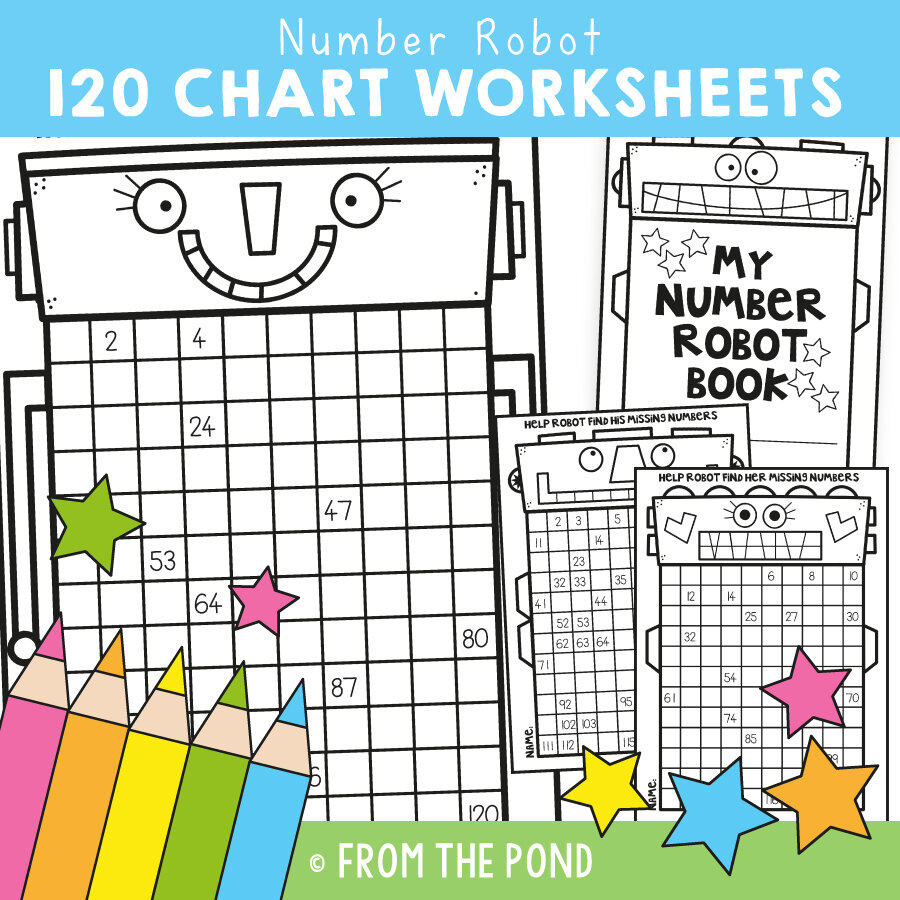 Robot 120 Chart Worksheets