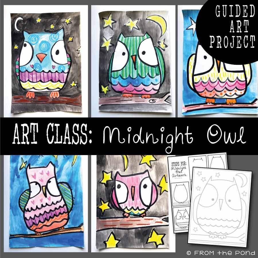 Owl Art Lesson