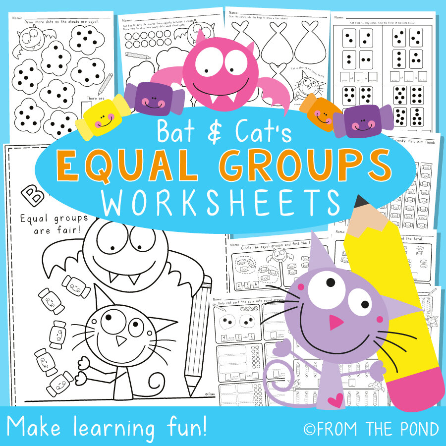 Equal Groups Worksheets