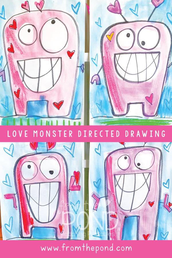 Love Monster Drawing
