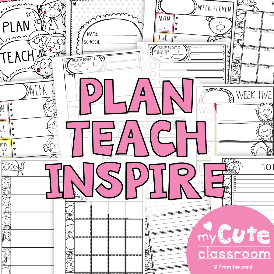 Teacher Planning Pages