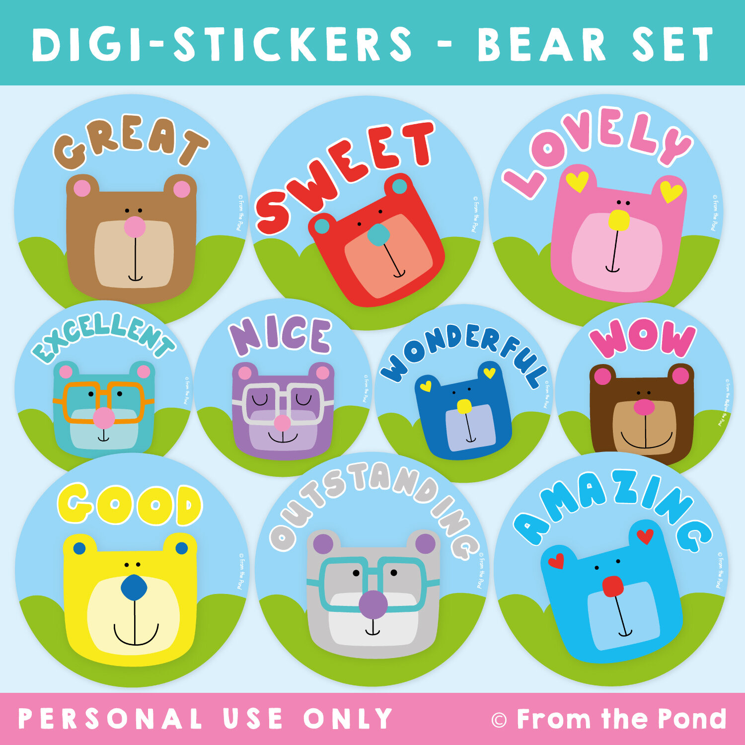 Digital - Bear Set