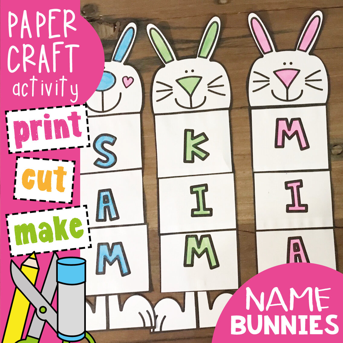 Bunny Rabbit Name Craft