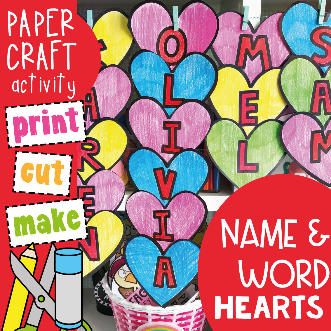 Heart Name Craft