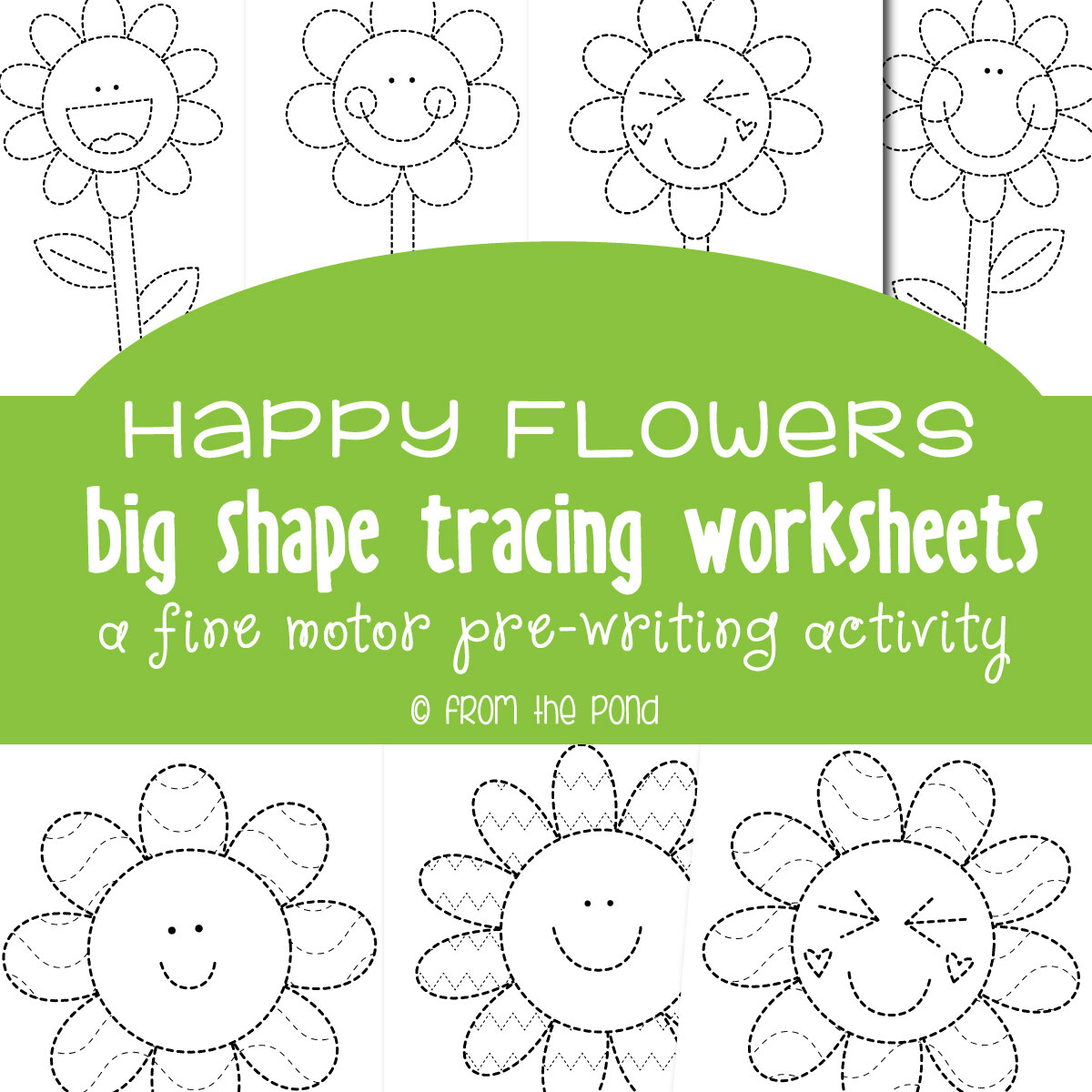 Happy Flower Tracing