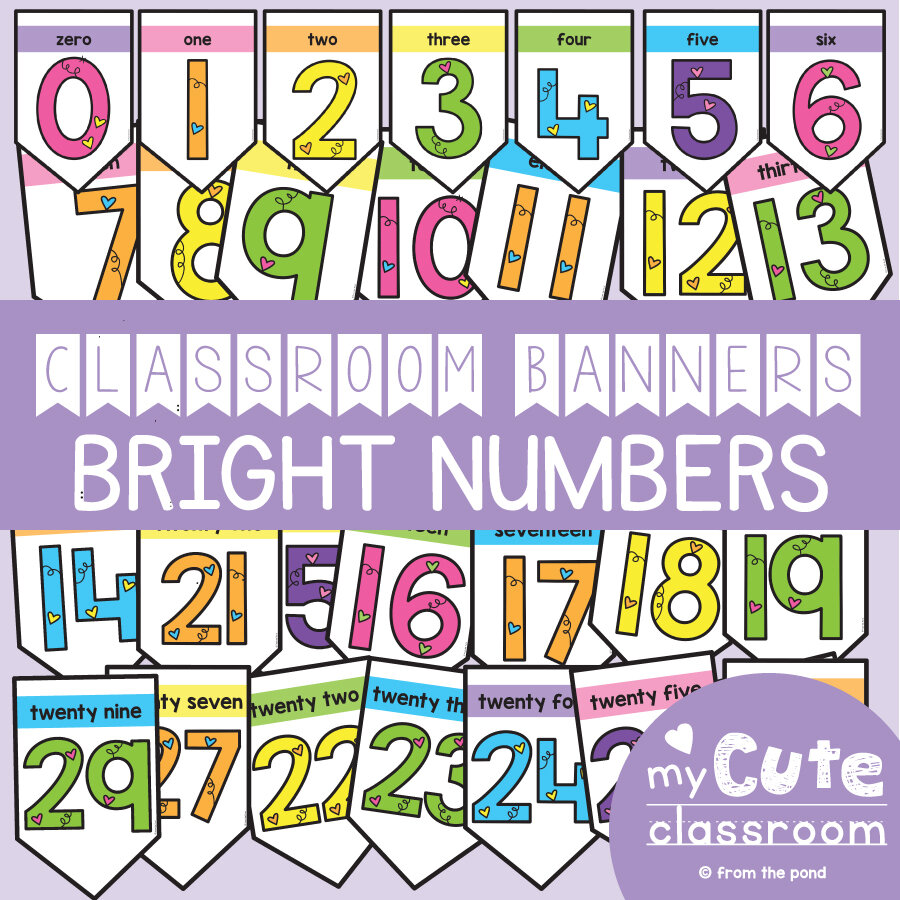 Bright Number Banner