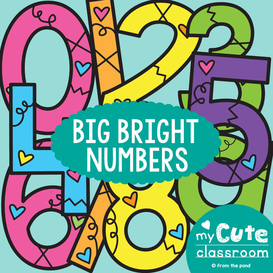 Bright Classroom Numbers
